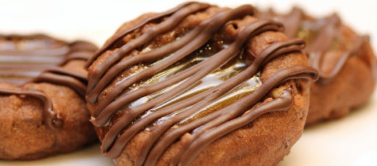 Triple Chocolate Caramel Cookies