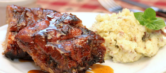 Jack Daniel’s Glazed Ribs