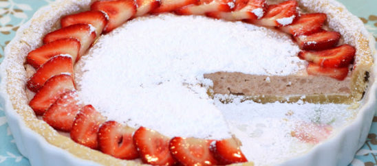 Strawberry Mousse Tart