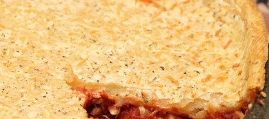 Chicken Parmesan Skillet Pot Pie