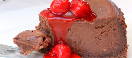Cherry Fudge Brownie Cheesecake