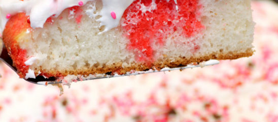 Strawberry Jello Poke Cake