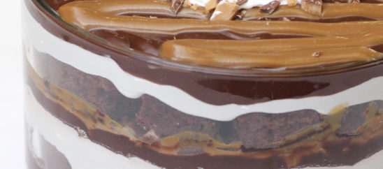 Caramel Chocolate Trifle