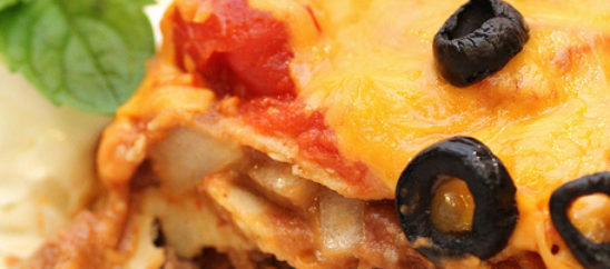 Gluten Free Enchilada Lasagna