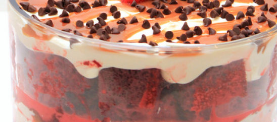 Red Velvet Tres Leche Trifle