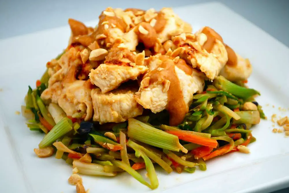 Asian chicken salad